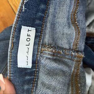 LOFT Petite High Waist Skinny Ankle